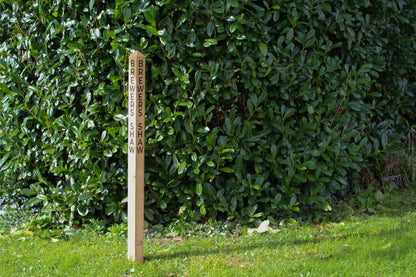 Solid Oak Milestone or Garden Posts