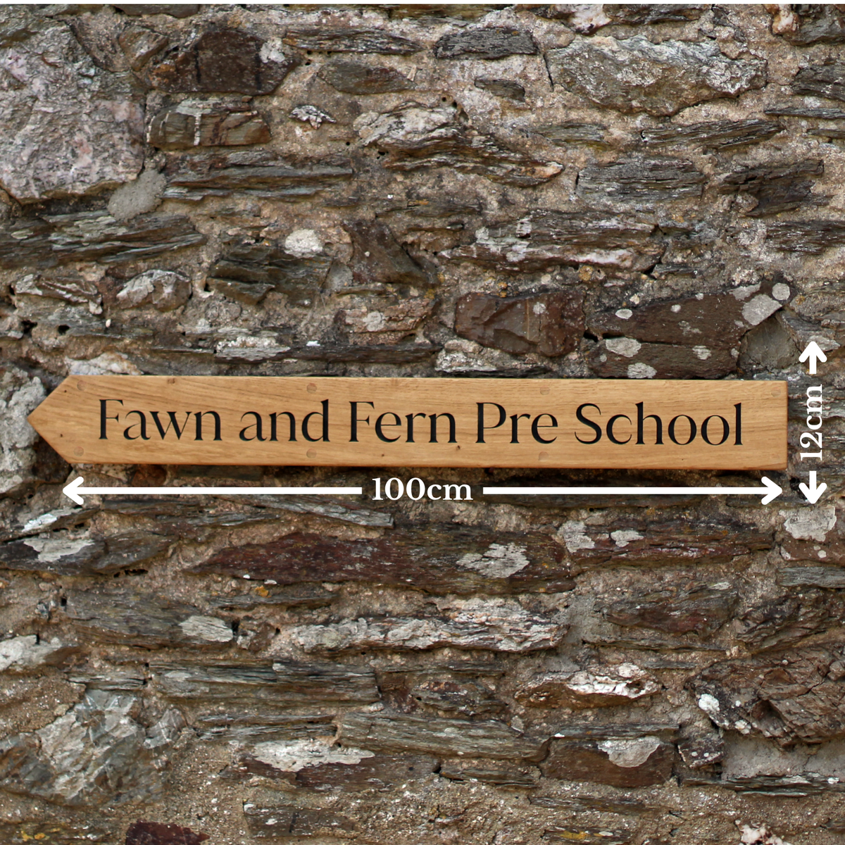 Customisable Engraved Wooden House Plaque