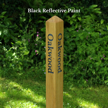 Solid Oak Milestone or Garden Posts