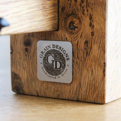 Engraved Wooden Coat Rack | Footpath style Coat Hanger