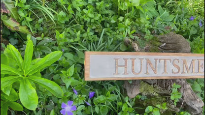 Reflective Wooden Personalised House Plaques
