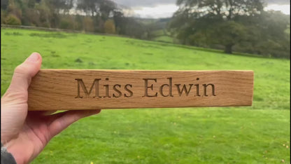Personalised Teacher's and Staff Name Desk Plaque | Thank You Leavers Gift