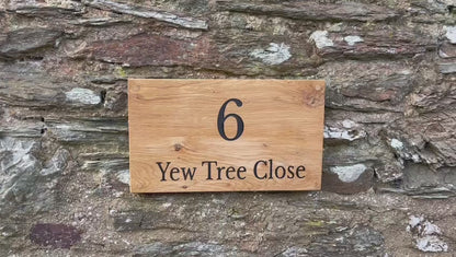 video of a wooden plaque