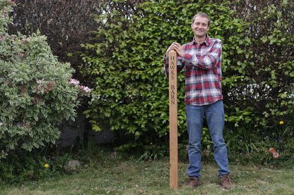 Solid Oak Milestone or Garden Posts