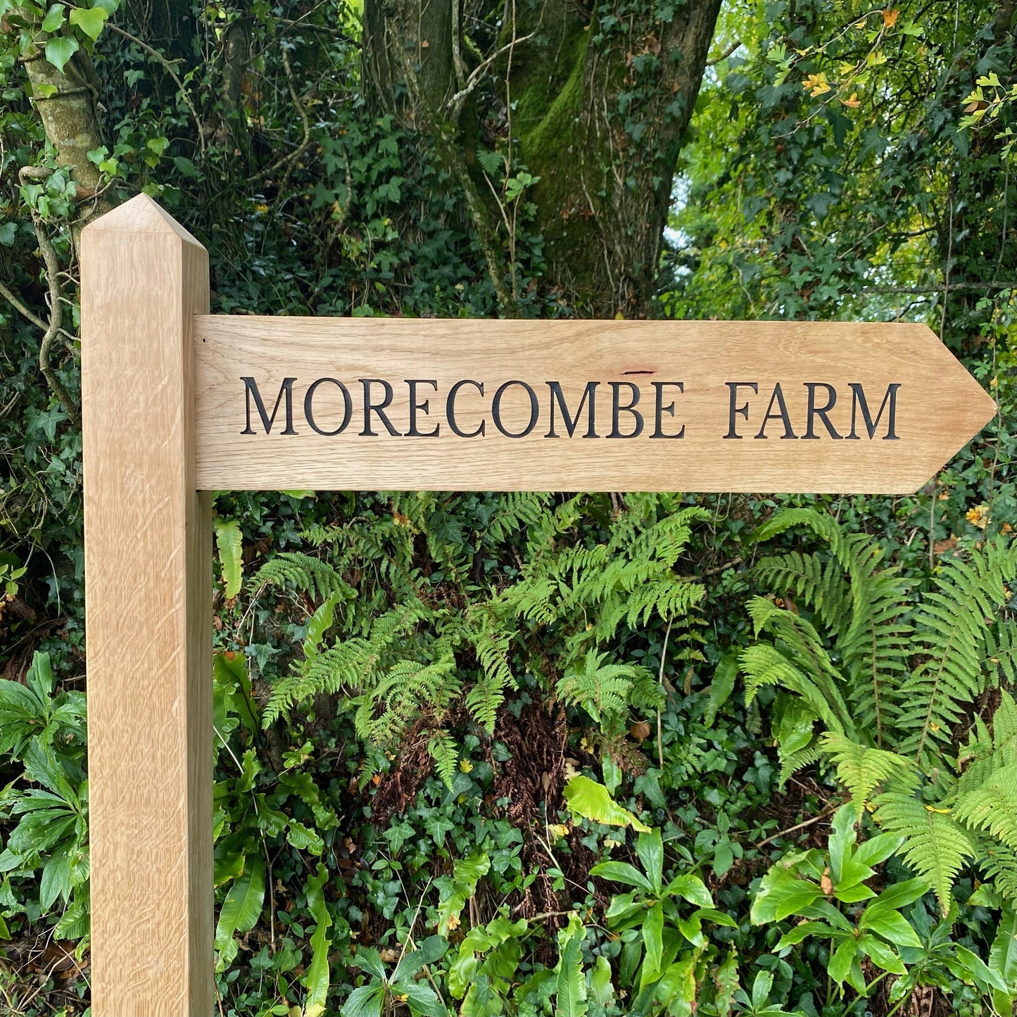 Personalised Wooden Directional Signpost