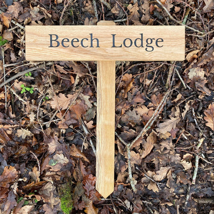 Small Traditional Push-In Garden Sign
