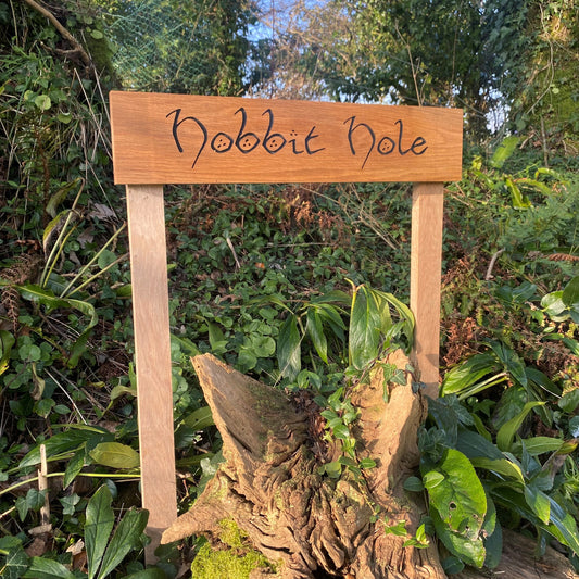 Fantasy Themed Engraved Wooden Sign | Hobbit Sign| LOTR Sign