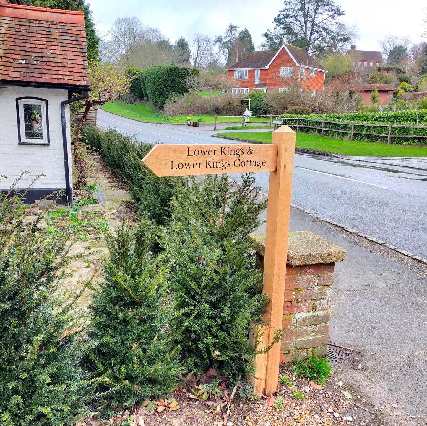 Personalised Wooden Directional Signpost