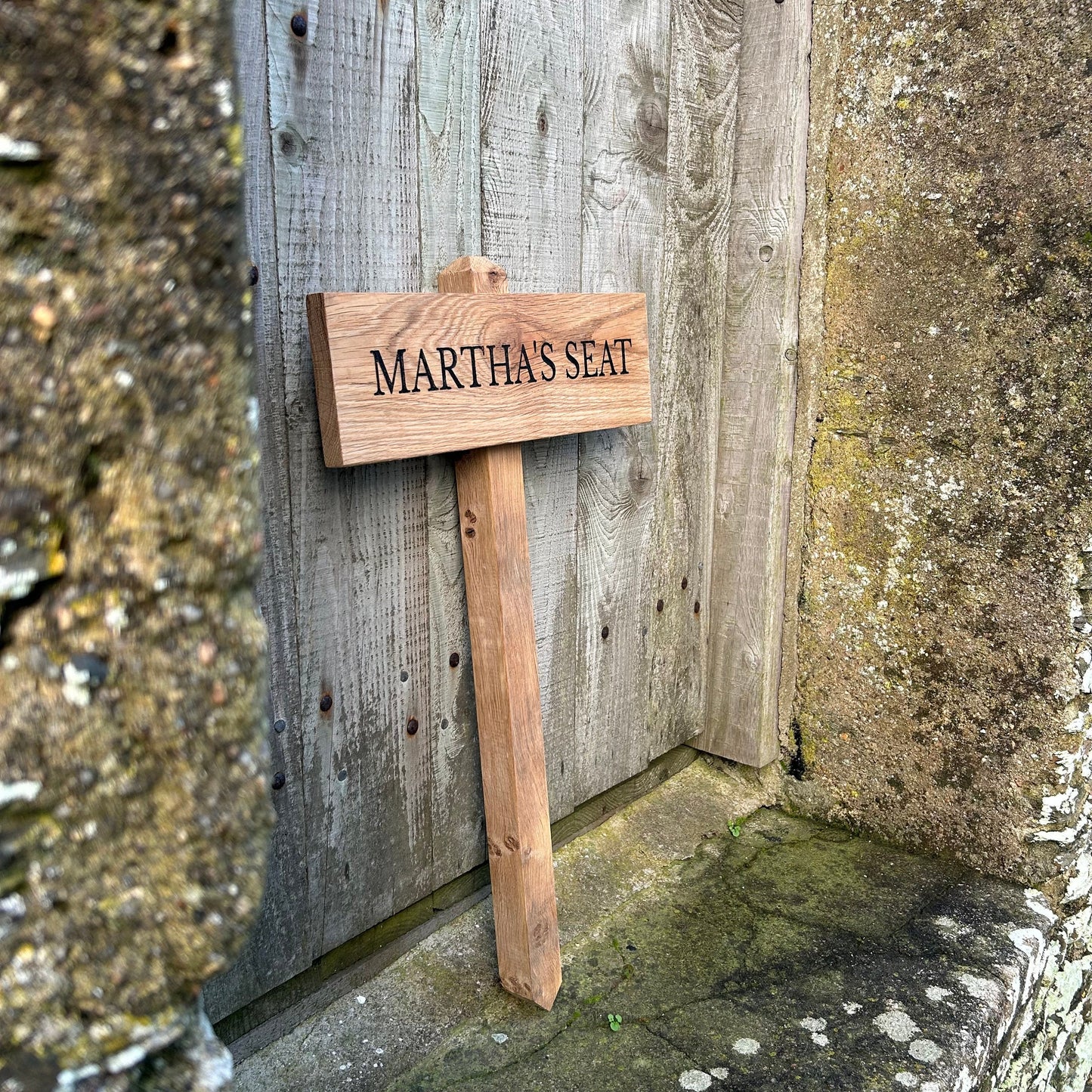Small Traditional Push-In Garden Sign
